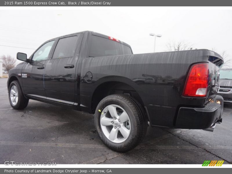 Black / Black/Diesel Gray 2015 Ram 1500 Express Crew Cab