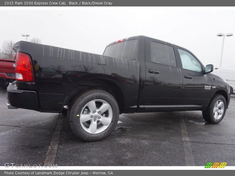 Black / Black/Diesel Gray 2015 Ram 1500 Express Crew Cab