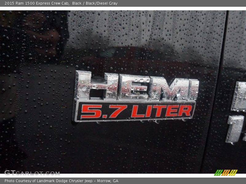 Black / Black/Diesel Gray 2015 Ram 1500 Express Crew Cab