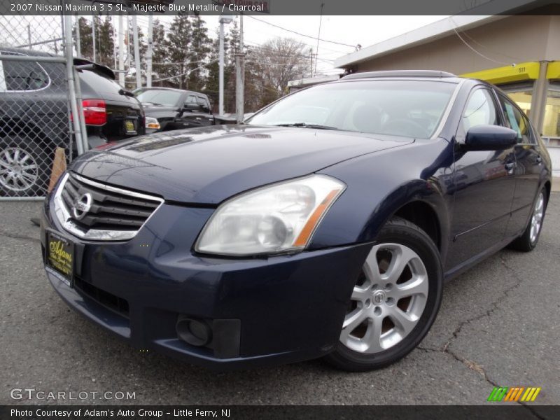 Majestic Blue Metallic / Charcoal 2007 Nissan Maxima 3.5 SL