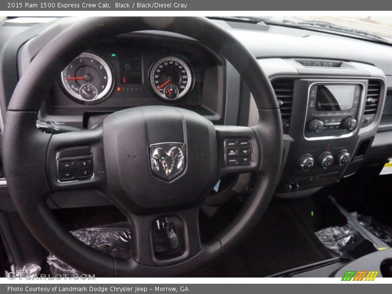 Black / Black/Diesel Gray 2015 Ram 1500 Express Crew Cab