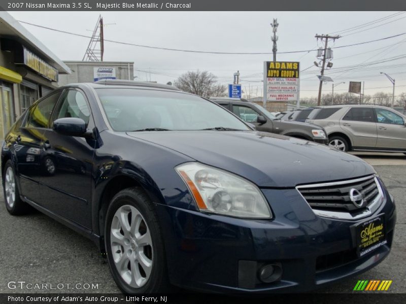 Majestic Blue Metallic / Charcoal 2007 Nissan Maxima 3.5 SL