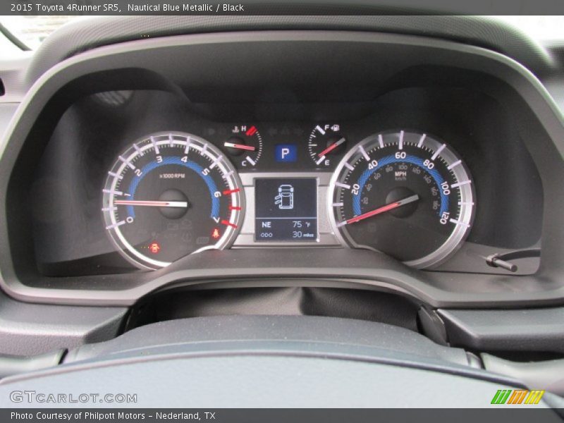 Nautical Blue Metallic / Black 2015 Toyota 4Runner SR5