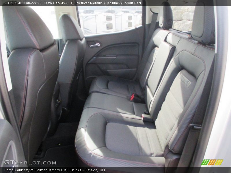 Rear Seat of 2015 Canyon SLE Crew Cab 4x4