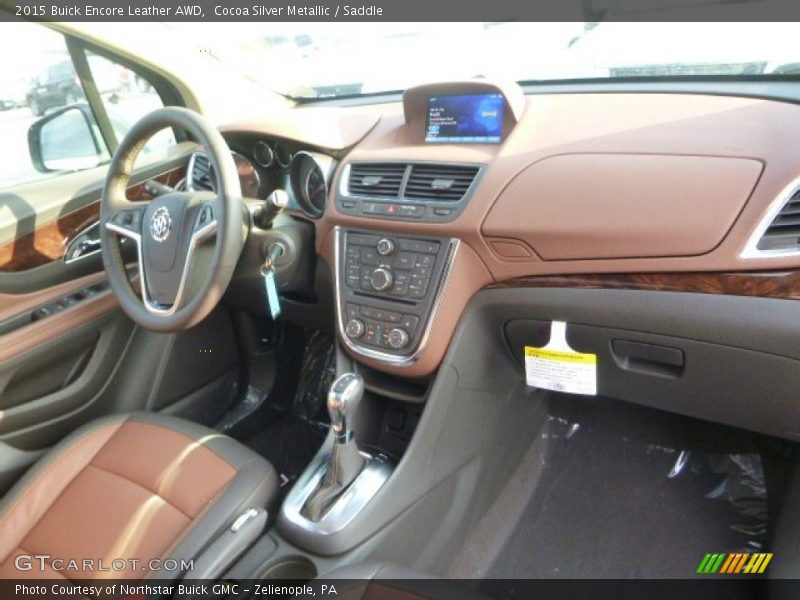 Dashboard of 2015 Encore Leather AWD