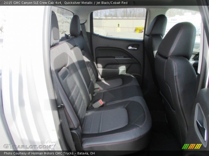 Rear Seat of 2015 Canyon SLE Crew Cab 4x4