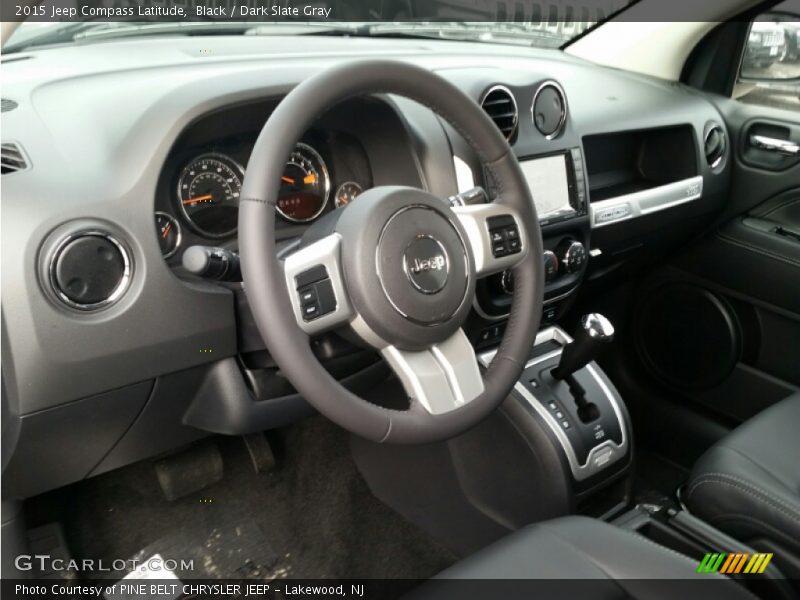 Black / Dark Slate Gray 2015 Jeep Compass Latitude