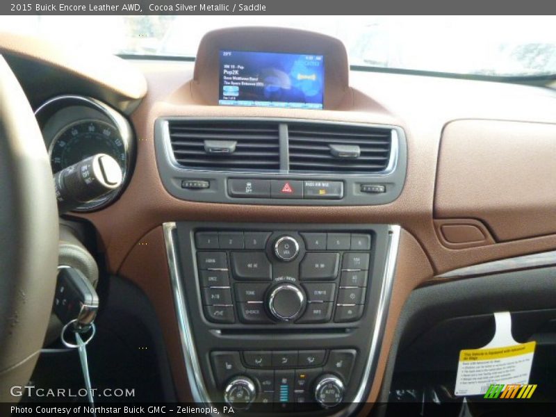 Controls of 2015 Encore Leather AWD