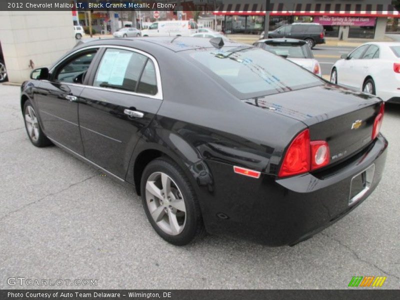 Black Granite Metallic / Ebony 2012 Chevrolet Malibu LT