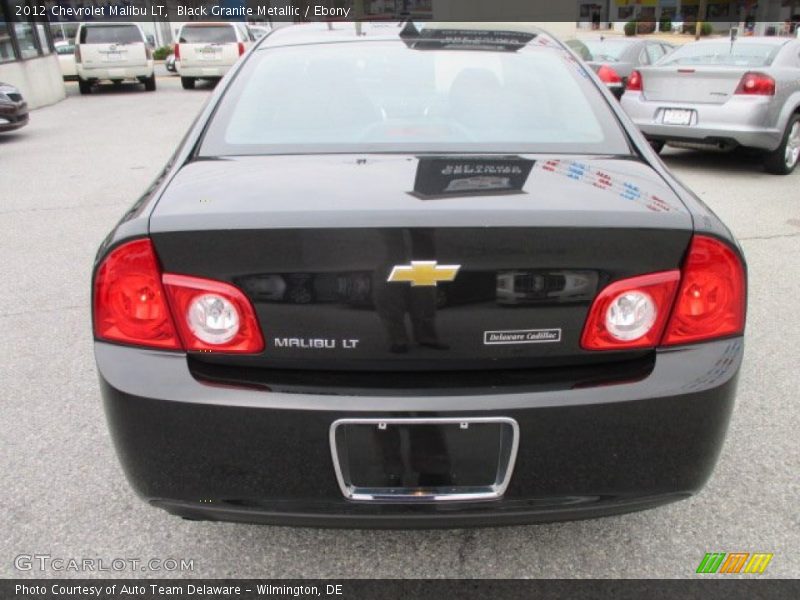 Black Granite Metallic / Ebony 2012 Chevrolet Malibu LT