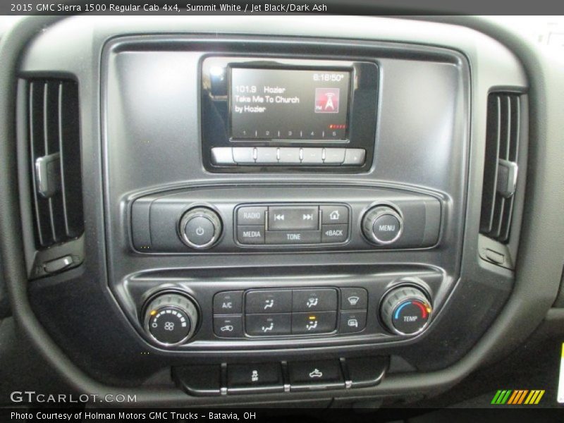 Summit White / Jet Black/Dark Ash 2015 GMC Sierra 1500 Regular Cab 4x4