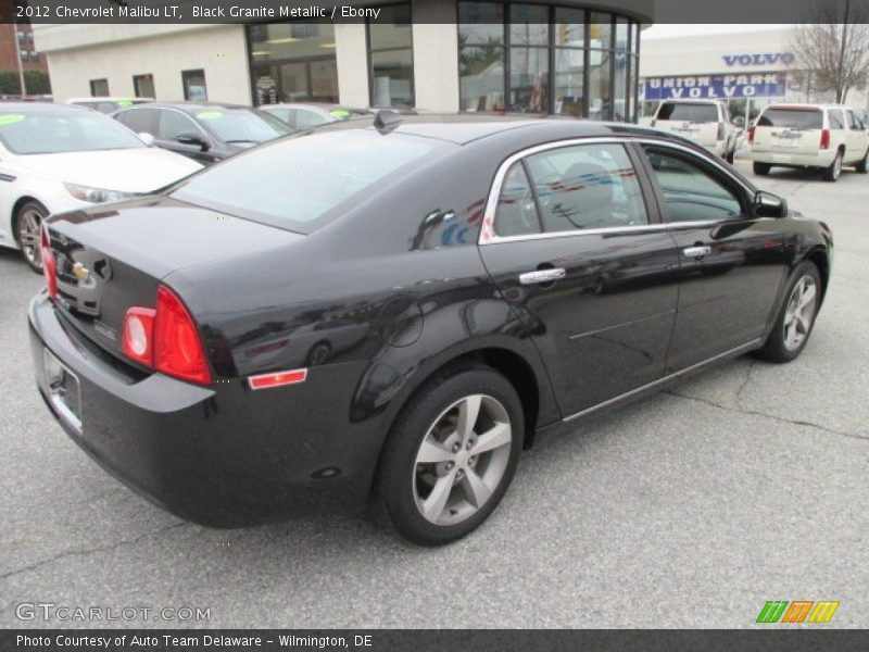 Black Granite Metallic / Ebony 2012 Chevrolet Malibu LT