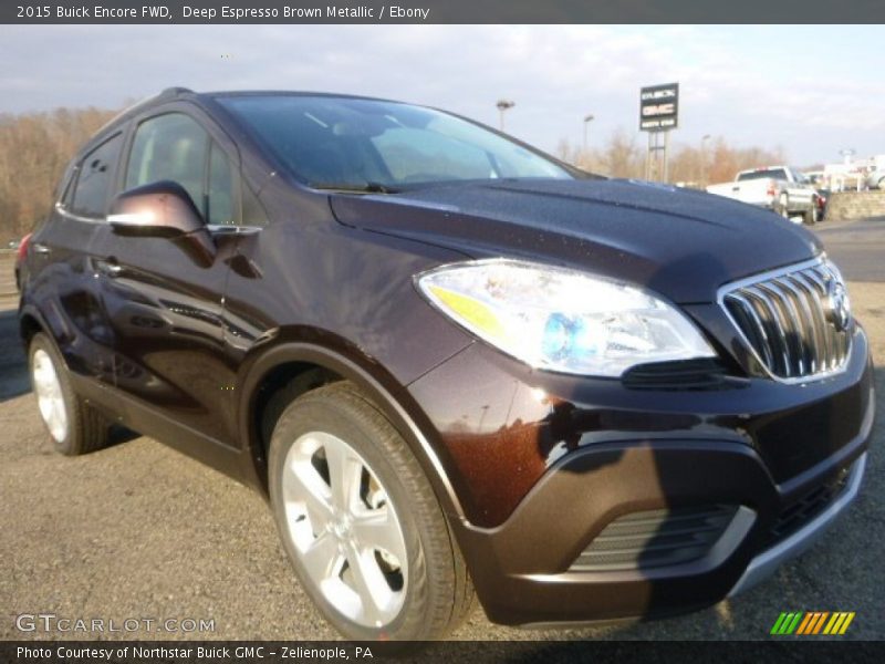 Deep Espresso Brown Metallic / Ebony 2015 Buick Encore FWD