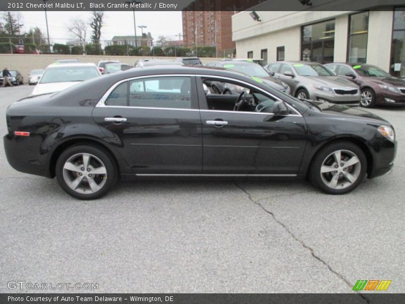 Black Granite Metallic / Ebony 2012 Chevrolet Malibu LT