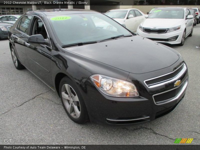 Black Granite Metallic / Ebony 2012 Chevrolet Malibu LT