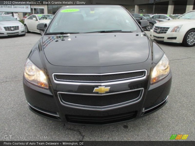 Black Granite Metallic / Ebony 2012 Chevrolet Malibu LT
