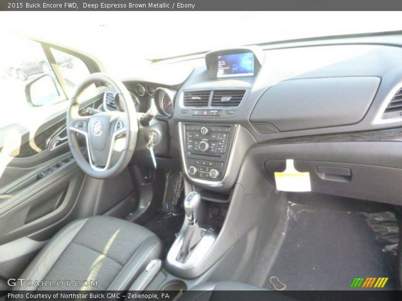 Deep Espresso Brown Metallic / Ebony 2015 Buick Encore FWD