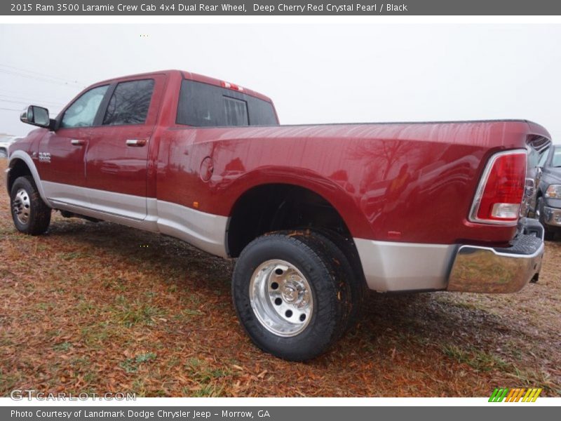 2015 3500 Laramie Crew Cab 4x4 Dual Rear Wheel Deep Cherry Red Crystal Pearl
