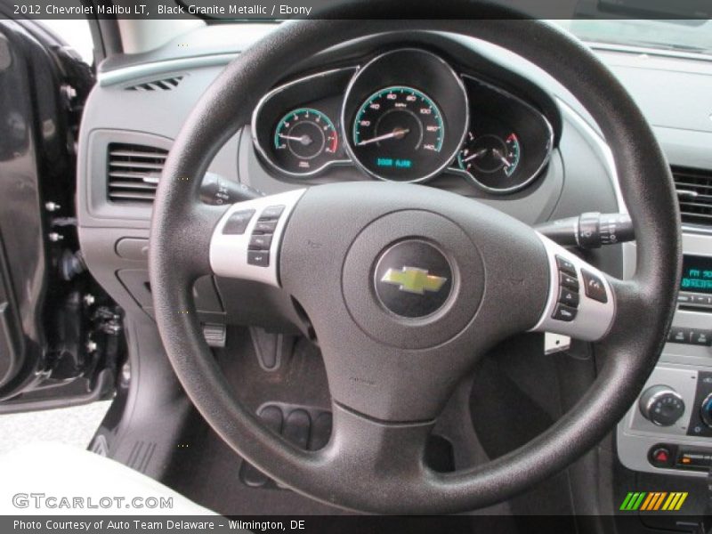 Black Granite Metallic / Ebony 2012 Chevrolet Malibu LT