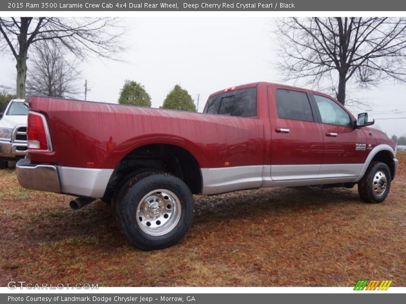  2015 3500 Laramie Crew Cab 4x4 Dual Rear Wheel Deep Cherry Red Crystal Pearl