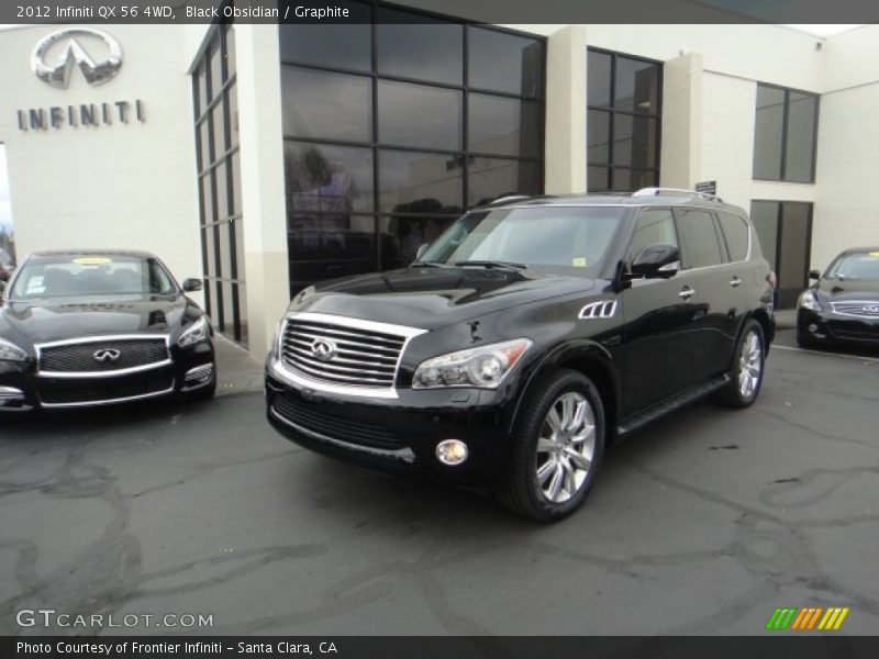 Black Obsidian / Graphite 2012 Infiniti QX 56 4WD