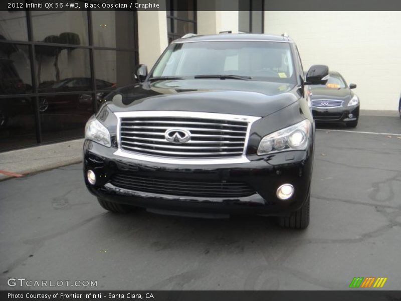 Black Obsidian / Graphite 2012 Infiniti QX 56 4WD