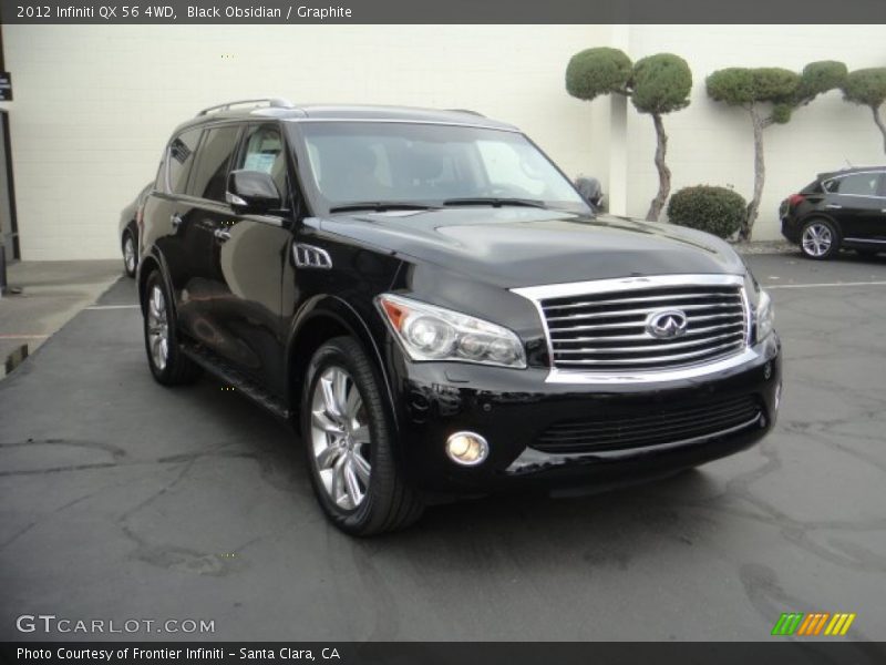 Black Obsidian / Graphite 2012 Infiniti QX 56 4WD