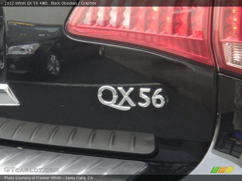 Black Obsidian / Graphite 2012 Infiniti QX 56 4WD