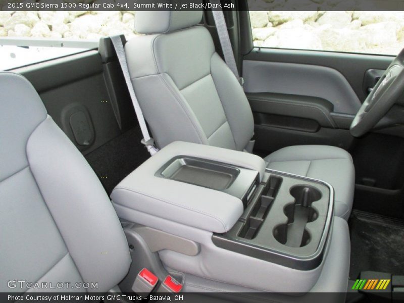 Summit White / Jet Black/Dark Ash 2015 GMC Sierra 1500 Regular Cab 4x4