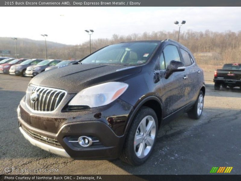 Deep Espresso Brown Metallic / Ebony 2015 Buick Encore Convenience AWD