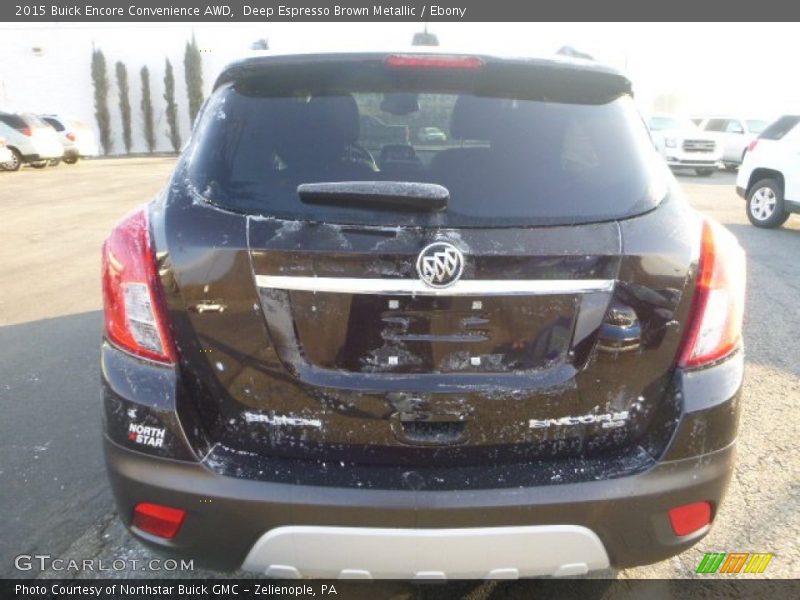 Deep Espresso Brown Metallic / Ebony 2015 Buick Encore Convenience AWD