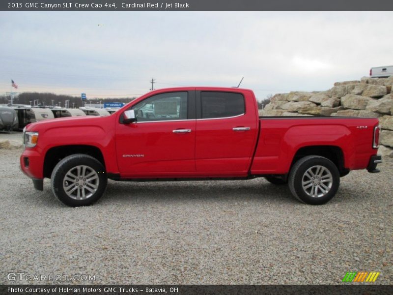 Cardinal Red / Jet Black 2015 GMC Canyon SLT Crew Cab 4x4