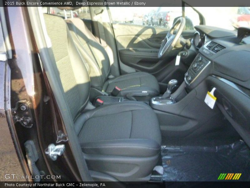 Deep Espresso Brown Metallic / Ebony 2015 Buick Encore Convenience AWD