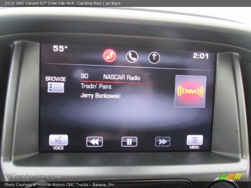 Cardinal Red / Jet Black 2015 GMC Canyon SLT Crew Cab 4x4