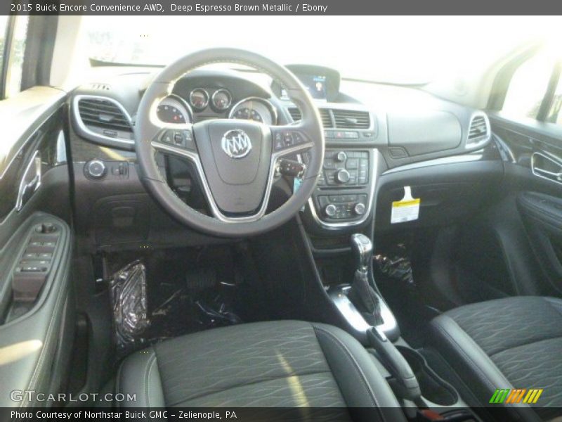 Deep Espresso Brown Metallic / Ebony 2015 Buick Encore Convenience AWD