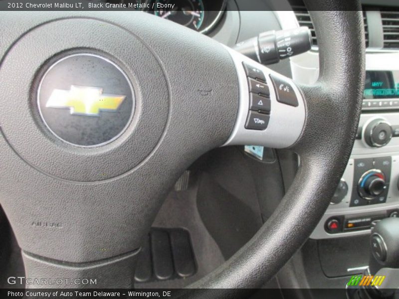 Black Granite Metallic / Ebony 2012 Chevrolet Malibu LT