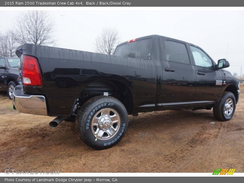 Black / Black/Diesel Gray 2015 Ram 2500 Tradesman Crew Cab 4x4