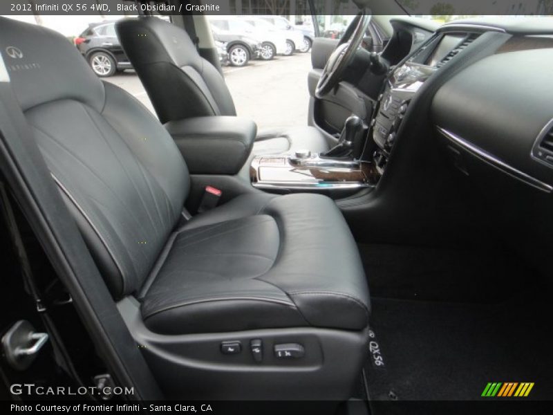 Black Obsidian / Graphite 2012 Infiniti QX 56 4WD