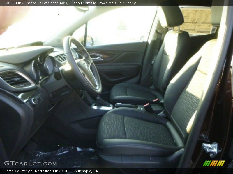 Deep Espresso Brown Metallic / Ebony 2015 Buick Encore Convenience AWD