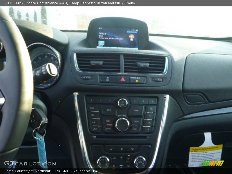Deep Espresso Brown Metallic / Ebony 2015 Buick Encore Convenience AWD