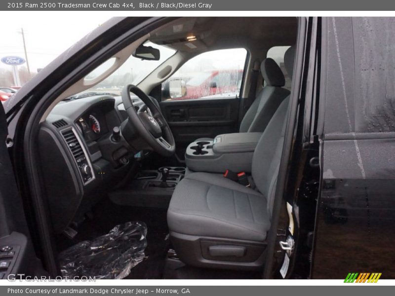 Black / Black/Diesel Gray 2015 Ram 2500 Tradesman Crew Cab 4x4