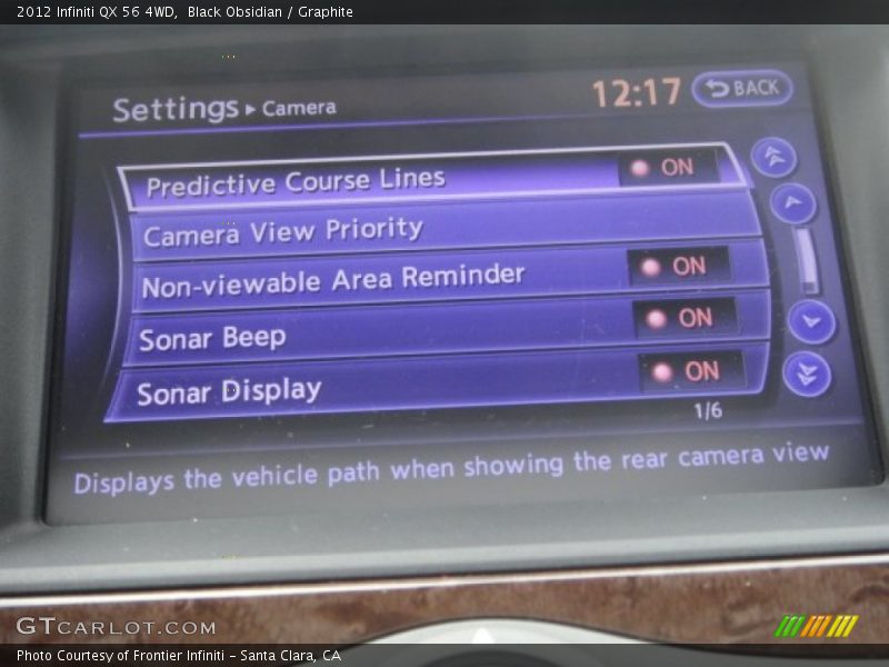 Black Obsidian / Graphite 2012 Infiniti QX 56 4WD