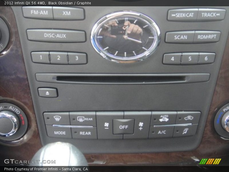 Black Obsidian / Graphite 2012 Infiniti QX 56 4WD
