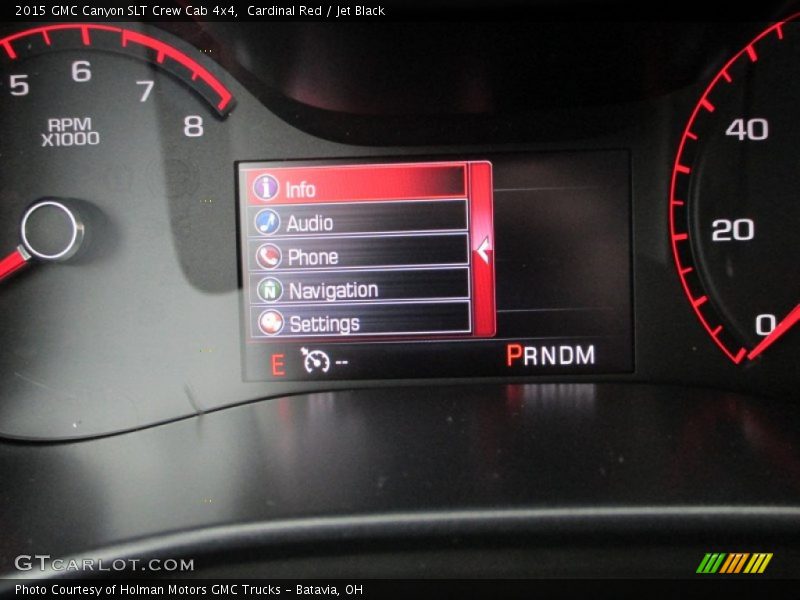 Cardinal Red / Jet Black 2015 GMC Canyon SLT Crew Cab 4x4