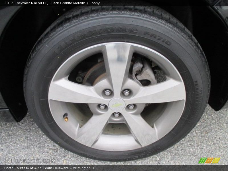 Black Granite Metallic / Ebony 2012 Chevrolet Malibu LT