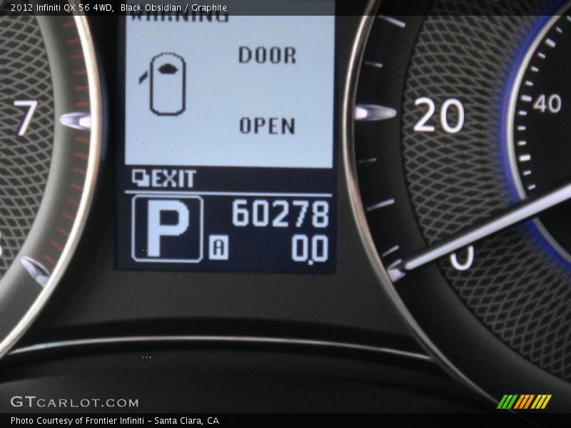 Black Obsidian / Graphite 2012 Infiniti QX 56 4WD