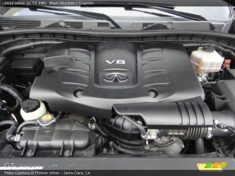 Black Obsidian / Graphite 2012 Infiniti QX 56 4WD