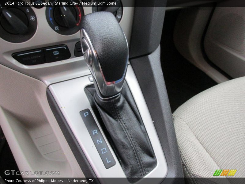 Sterling Gray / Medium Light Stone 2014 Ford Focus SE Sedan