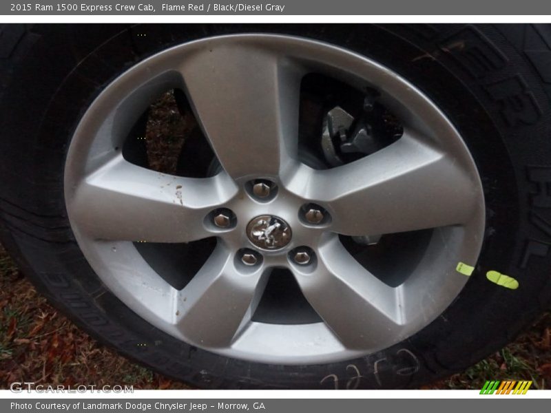 Flame Red / Black/Diesel Gray 2015 Ram 1500 Express Crew Cab
