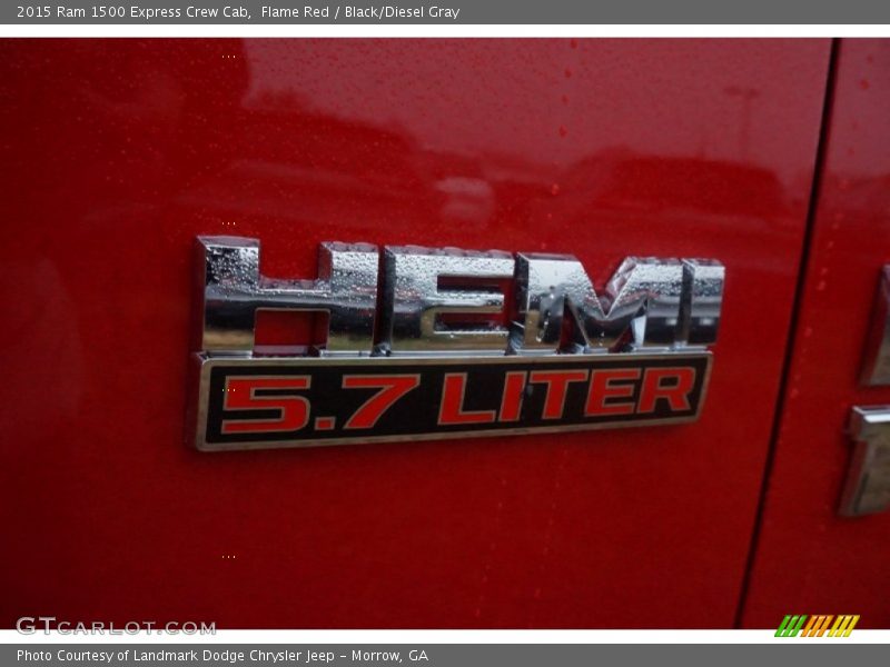 Flame Red / Black/Diesel Gray 2015 Ram 1500 Express Crew Cab